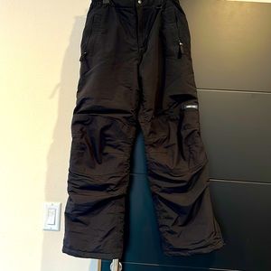 Kids, black Lands End snow pants, great used condition, size 14